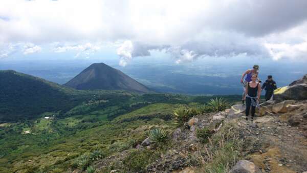 View volcano hike